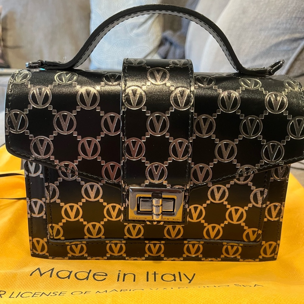 WORN TWICE - Valentino by Mario Valentino Monogram Top Handle Bag - Picture 5 of 16